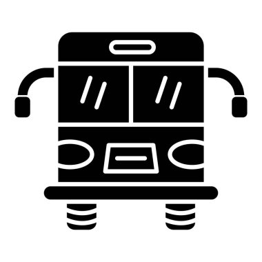 Kişisel ve Ticari Kullanım için Otobüs Simgesi Tasarımı