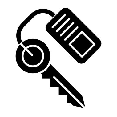 Kişisel ve ticari kullanım için Oda Anahtarı Simgesi Tasarımı