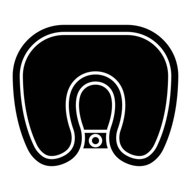 Boyun Yastığı Simgesi Kişisel ve Ticari Kullanım İçin Tasarım