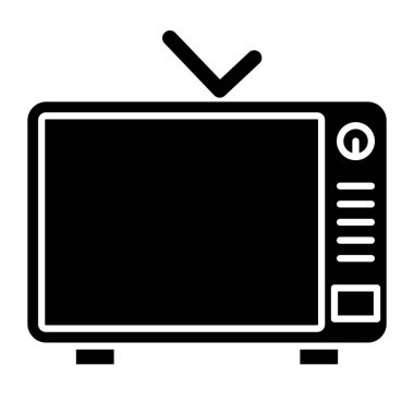 Kişisel ve Ticari Kullanım için Televizyon Simgesi Tasarımı