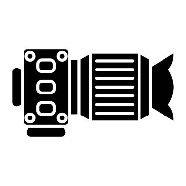 Kişisel ve ticari kullanım için DSR Kamera Simgesi Tasarımı