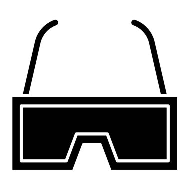 3d Gözlük Simgesi Kişisel ve Ticari Kullanım İçin Tasarım