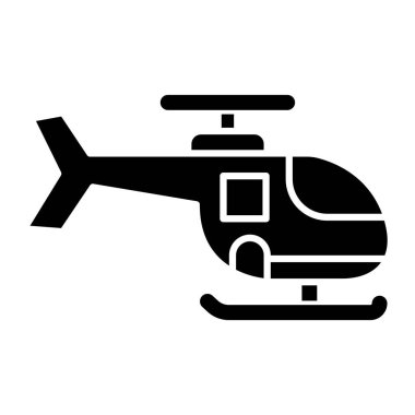 Kişisel ve Ticari Kullanım için Helikopter Simgesi Tasarımı