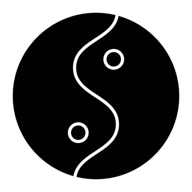 Yin Yang Simge Tasarımı Kişisel ve Ticari Kullanım İçin
