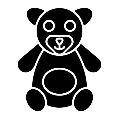 Kişisel ve ticari kullanım için Teddy Bear Simgesi Tasarımı