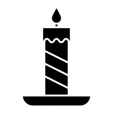 Kişisel ve Ticari Kullanım İçin Mum Simgesi Tasarımı