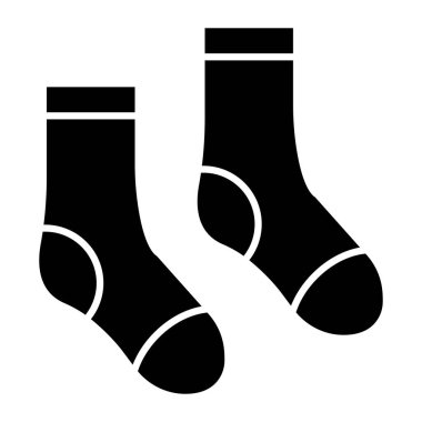 Kişisel ve Ticari Kullanım İçin Çorap Simgesi Tasarımı