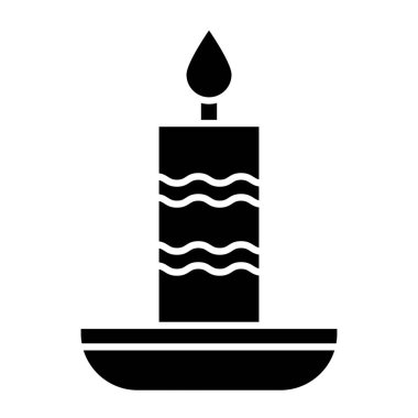 Kişisel ve Ticari Kullanım İçin Mum Simgesi Tasarımı