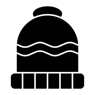 Kişisel ve Ticari Kullanım için Kış Şapkası Simgesi Tasarımı