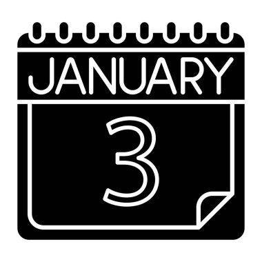 Kişisel ve ticari kullanım için Ocak Simgesi Tasarımı