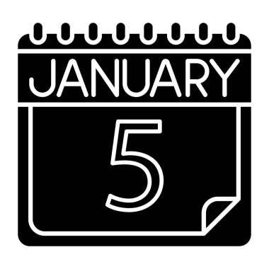 Kişisel ve ticari kullanım için Ocak Simgesi Tasarımı