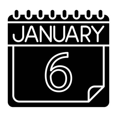 Kişisel ve ticari kullanım için Ocak Simgesi Tasarımı