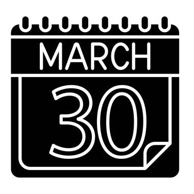 Kişisel ve ticari kullanım için Mart Simgesi Tasarımı