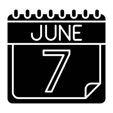 Kişisel ve ticari kullanım için Haziran Simgesi Tasarımı