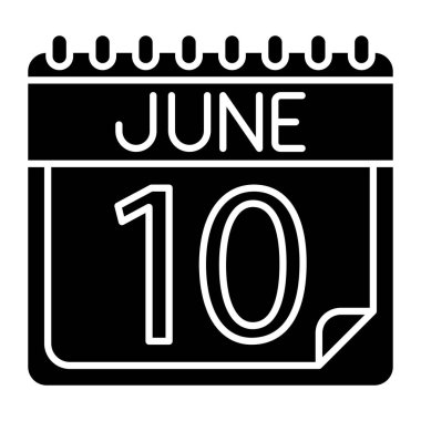 Kişisel ve ticari kullanım için Haziran Simgesi Tasarımı