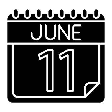 Kişisel ve ticari kullanım için Haziran Simgesi Tasarımı