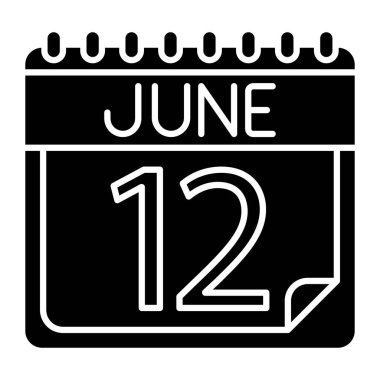 Kişisel ve ticari kullanım için Haziran Simgesi Tasarımı