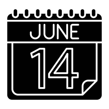 Kişisel ve ticari kullanım için Haziran Simgesi Tasarımı