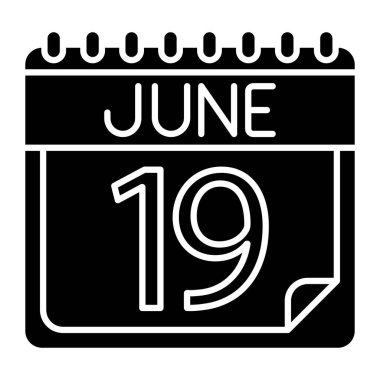 Kişisel ve ticari kullanım için Haziran Simgesi Tasarımı