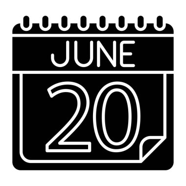 Kişisel ve ticari kullanım için Haziran Simgesi Tasarımı