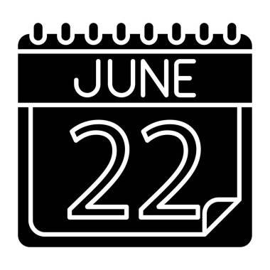 Kişisel ve ticari kullanım için Haziran Simgesi Tasarımı