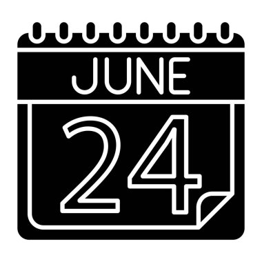 Kişisel ve ticari kullanım için Haziran Simgesi Tasarımı