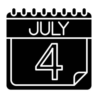 Kişisel ve ticari kullanım için Temmuz Simgesi Tasarımı