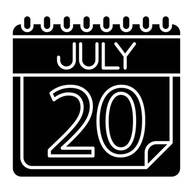 Kişisel ve ticari kullanım için Temmuz Simgesi Tasarımı