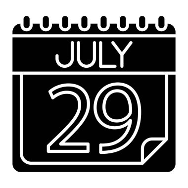 Kişisel ve ticari kullanım için Temmuz Simgesi Tasarımı