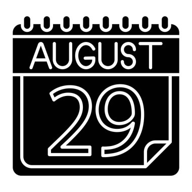 Kişisel ve ticari kullanım için Ağustos Simgesi Tasarımı