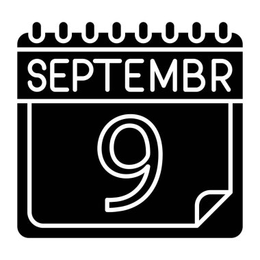 Kişisel ve ticari kullanım için Eylül Simgesi Tasarımı