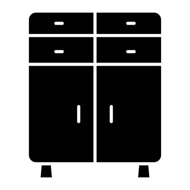 Kişisel ve Ticari Kullanım İçin Dolap Simgesi Tasarımı