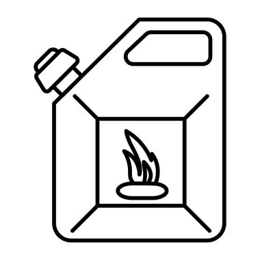 Yanıcı Vektör Satır Simgesi Tasarımı