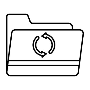 Dizin Vektör Satırı Simgesi Tasarımı