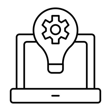 Strateji Vektör Satırı Simgeleri Tasarımı