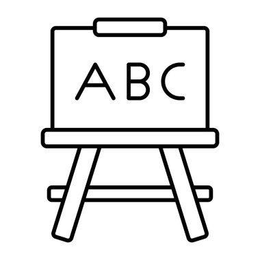 Tahta Vektör Satır Simgesi Tasarımı