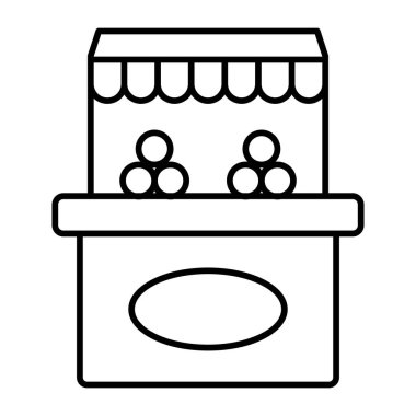 Vektör Satır Simgesi Tasarımı Oyala