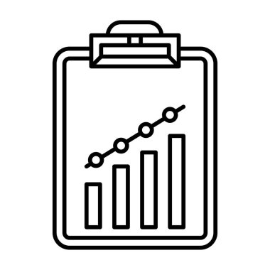 Sonuç Vektör Satır Simgesi Tasarımı