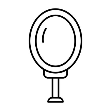 Sinyal Ayna Vektör Satırı Simge Tasarımı