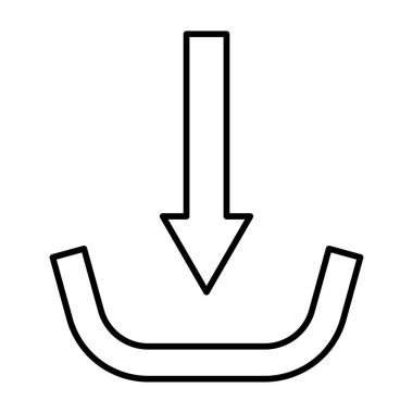 Ok Vektör Satırı Simgesi Tasarımı İndir
