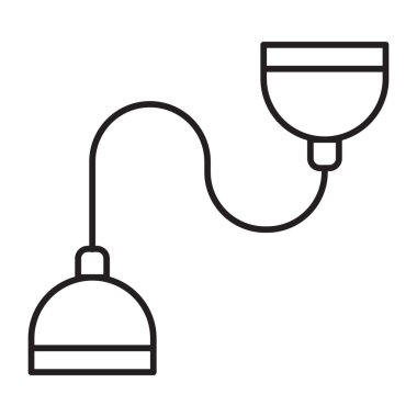 Direnç Şeridi Vektör Satır Simgesi Tasarımı