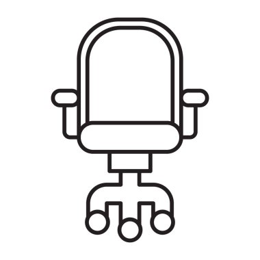 Ofis başkanı Vektör Satır Simgesi Tasarımı