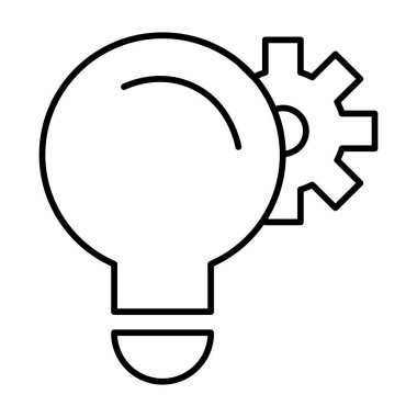 Çözüm Vektörü Satır Simgesi Tasarımı