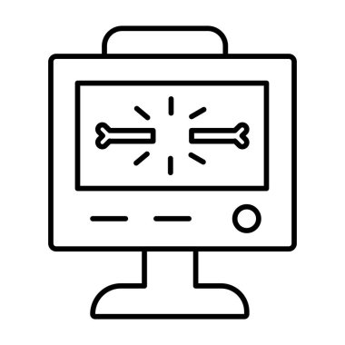 Pozitiflik Işınları Vektör Satırı Simgesi Tasarımı