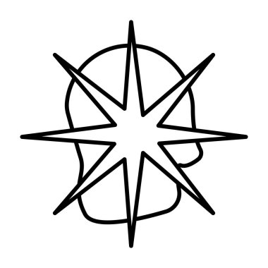 Pozitif Parlaklık Vektör Satır Simgesi Tasarımı