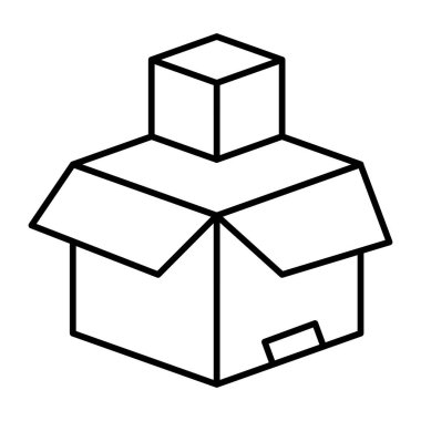 Kişisel ve Ticari Kullanım için Kutu Simgesi Tasarımı