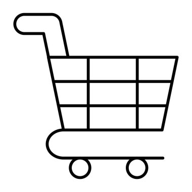 Kişisel ve Ticari Kullanım için Trolley Simgesi Tasarımı