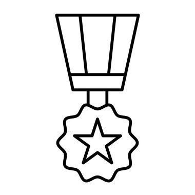 Kişisel ve Ticari Kullanım için Madalya Simgesi Tasarımı