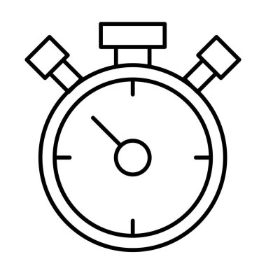 Kişisel ve Ticari Kullanım için Stopwatch Simgesi Tasarımı