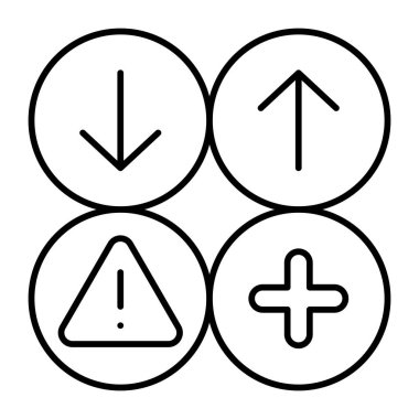Kişisel ve Ticari Kullanım için Swot Analiz Simgesi Tasarımı